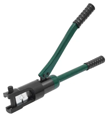 Produktbild von Hand Hydraulik Crimpzange - Kabelschuhpresszange YQK-300 - 120 kN - 16–300 mm² - 11 Pressbacken - Mit Werkzeugkoffer - Schwarz