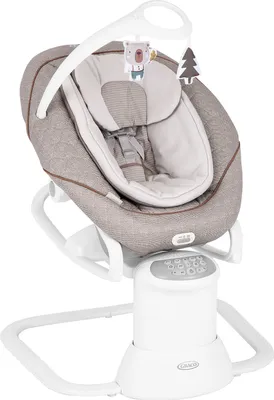 Produktbild von Graco All Ways Soother™ elektrische Babyschaukel mit abnehmbarer Wippe, ab Geburt bis 9 Monate, Little Adventures
