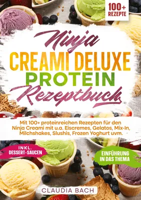 Produktbild von Ninja Creami Deluxe Protein Rezeptbuch