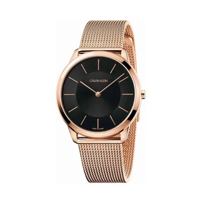 Produktbild von Calvin Klein Herren Uhr Armbanduhr Herrenuhr, Analog , Größe:Einheitsgröße, Farbe:Gelb-pfirischblüte,schwarz