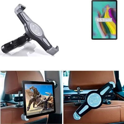 Produktbild von K-S-Trade Tablethalterung kompatibel mit Samsung Galaxy Tab S5e LTE KFZ Kopfstützen Halterung 360° Auto Sitzhalterung Headrest Holder Halter Tablet