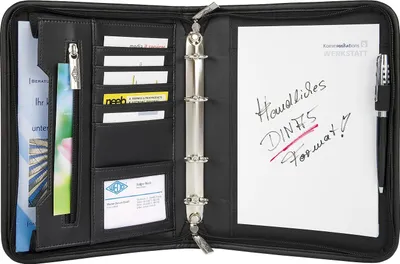 Produktbild von WEDO Konferenzmappe Elegance 585101 DIN Kunstleder/Nylon schwarz