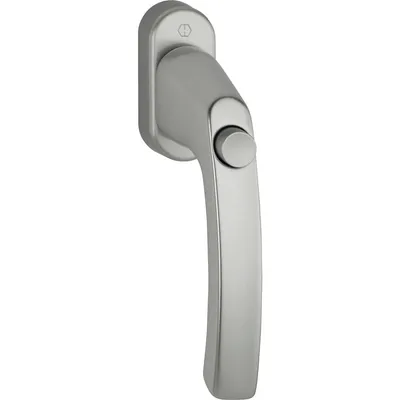 Produktbild von HOPPE Fenstergriff LIÈGE - Druckknopf, Vierkant 7 x 40 mm, Alu Edelstahl Effekt