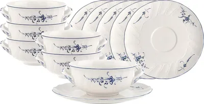 Produktbild von Villeroy & Boch Vieux Luxembourg Suppentasse mit Untertasse 260 ml 6er Set