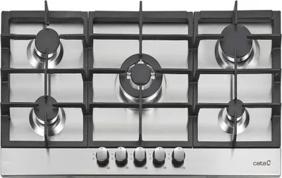Produktbild von CATA LGI 9041 X, Silber, Integriert, 68 cm, Gaskochfeld, Aluminium, 5 Zone(n)