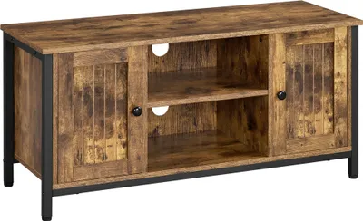 Produktbild von Yaheetech TV-Schrank TV Lowboard für Fernseher bis zu 45 Zoll Fernsehschrank mit offenem Ablagefächer und verstellbaren Einlegeböden TV-Regal TV-Bank für Wohnzimmer/Schlafzimmer, 106 x 40 x 50cm