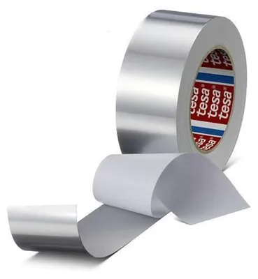 Produktbild von tesa Aluminiumband 50mx50mm, 30u, mit Liner 24 Stk