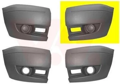 Immagine prodotto di VAN WEZEL Paraurti Grigio Anteriore Sinistro (1985563) per FORD Transit Tourneo |