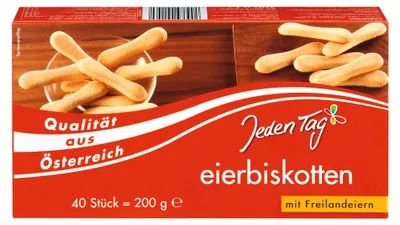 Produktbild von Eierbiskotten 200g von Jeden Tag