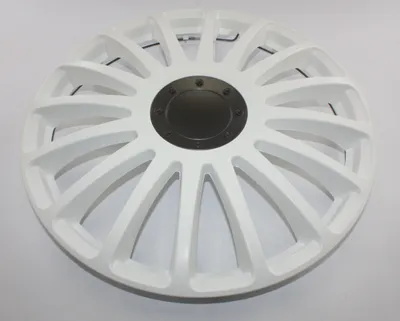 Produktbild von SET Radkappen Radzierblenden 4er Satz 15 GRAND PRIX WHITE