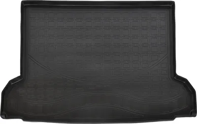 Image de Tapis De Coffre en Caoutchouc TPE Pour Mercedes GLB Class X247 Depuis 2019, Bord Haut, Noir, Antidérapant, Toutes Saisons