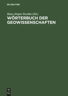 Produktbild von Wörterbuch der Geowissenschaften