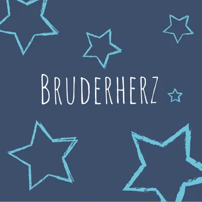 Produktbild von 20 Servietten Bruderherz - Bruder, der Beste 33x33cm