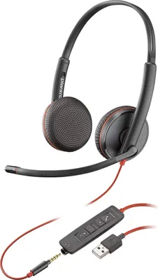 Produktbild von Plantronics 209747-101 Blackwire UC-Kopfhörer C3225 "wie neu"