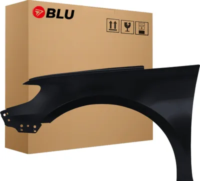 Produktbild von BLU Kotflügel Passend für Volkswagen Passat CC LC9X Links Schwarz TiefSchwarz | 2008-2012 | Vorderseite Vorne | Lackiert | Einbaufertig