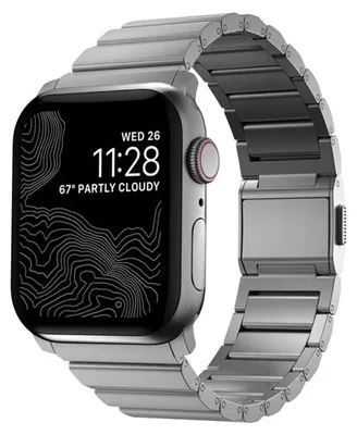 Immagine prodotto di Cinturino Nomad in titanio, naturale - Apple Watch 49mm/46mm/45mm/44mm/42mm