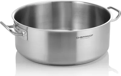 Produktbild von Bratentopf Chefproof, Ø 40 cm, 18,5 ltr., Chromnickelstahl 18/10