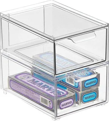 Immagine prodotto di mDESIGN 20540MDBST, plastica, 2 pezzi