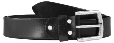 Produktbild von Leonardo Verrelli Herren Gürtel hochwertiges Echt Leder, schwarz, 90 cm - 130 cm (Bundweite) kürzbar