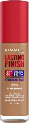 Produktbild von Rimmel Lasting Finish 35h, Pumpenflasche, Flüssigkeit, Jeder Hauttyp, Feuchtigkeitsspendend, Beige, Natural Beige