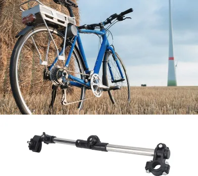 Produktbild von Fahrrad-Regenschirm-Sonnenschutzhalter, verstellbares Edelstahlrohr mit Ringschlössern für Motorräder