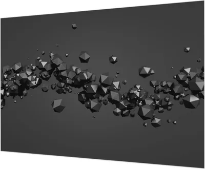 Zdjęcie produktu dla Tapeta ścienna – tapeta dekoracyjna do salonu – folia tapetowa do dekoracji ścian – 208 x 146 cm – czarne grudki