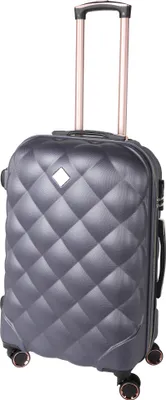 Image de Valise de voyage Valise à coque dure Abu Dhabi Taille M Gris-bleu Bagage de soute 67x44x26cm