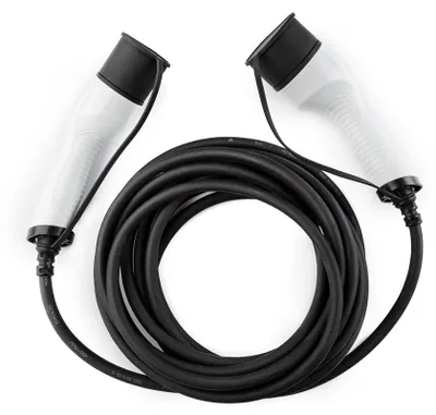 Immagine prodotto di Cavo di ricarica Elvix 5010 T2-T2 11 kW, 7,5 m, bianco/nero