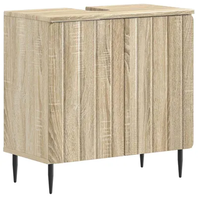 Produktbild von vidaXL Waschbeckenschrank ZWOLLE Sonoma-Eiche 59,5 x 31,5 x 59 cm