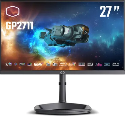 Produktbild von Cooler Master Gaming GP2711, 68,6 cm (27"), 2560 x 1440 Pixel, 2K Ultra HD, LED, 4 ms, Schwarz