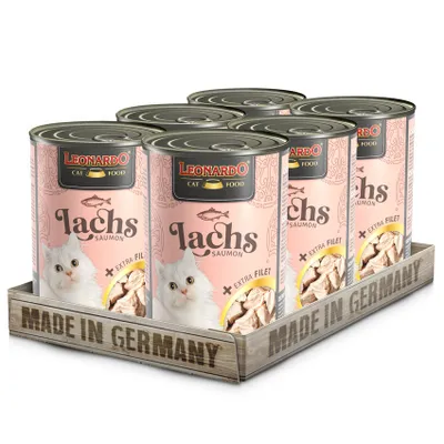 Zdjęcie produktu dla Leonardo Cat Food 760105, Dorosły, Łososiowy, 2,4 kg, Bez soi, Brak sztucznych barwników