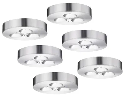 Produktbild von 6er Set Design LED Aufbau-Einbaustrahler