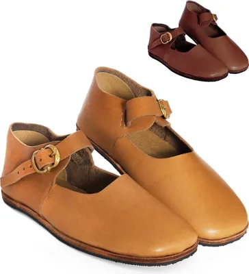 Produktbild von Mittelalter Schuhe - Hasenbein Farbe: braun, Schuhgröße: 45