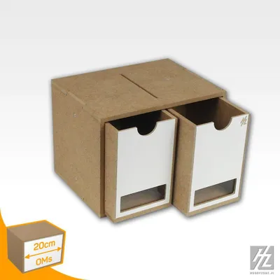 Produktbild von HobbyZone Schubladenmodul schmal x 2 - OMs01b