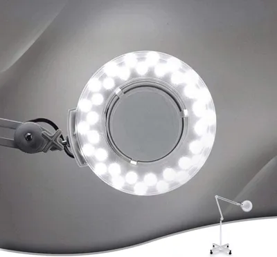 Obrázek produktu pro 8x LED zvětšovací lampa Zvětšovací lampa Kosmetická lampa Stojan na pracovní lampu Stojan na zvětšovací lampu (8x)