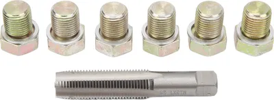 Obrázek produktu pro 13 ks Sada na opravu závitu vypouštěcí zátky oleje M13 X 1,5 mm Šrouby olejové pánve Sada nástrojů pro opětovné závity
