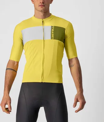 Produktbild von CASTELLI Kurzarm Fahrradtrikot - PROLOGO VII - Gelb/ivory M