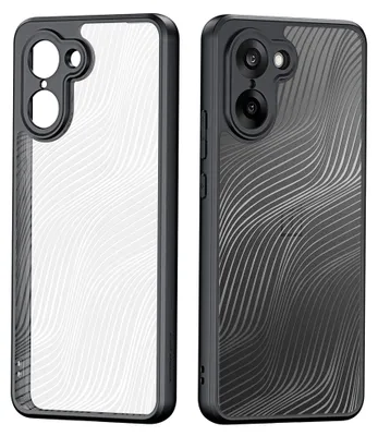 Zdjęcie produktu dla Etui na telefon OnePlus Nord CE5, Dux Ducis Aimo, przezroczyste z czarną ramką