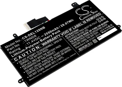 Produktbild von TECHTEK Laptop Akkus Kompatibel mit [DELL] Latitude 12 5285, Latitude 5285 Ersetzt 1WND8