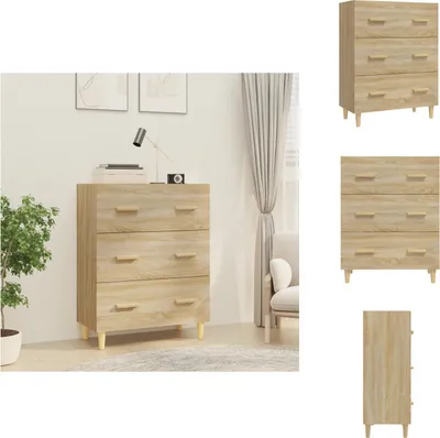 Obrázek produktu pro vidaXL Příborník Sonoma dub 70x34x90 cm materiál na bázi dřeva - Příborníky