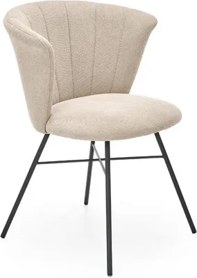 Produktbild von Halmar Esszimmerstuhl K459 - beige / schwarz
