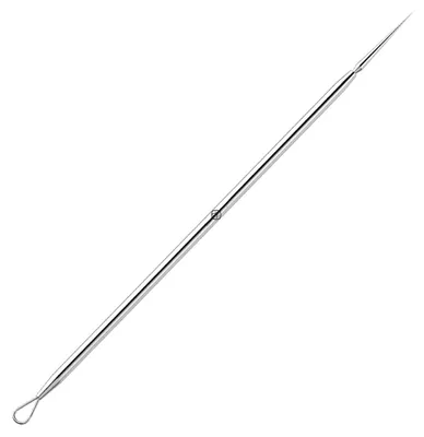 Imagen del producto de Aguja de titanio para comedones, removedor de puntos s, 1 unidad, para el cuidado de la piel