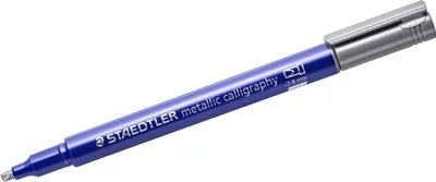 Image de 10x STAEDTLER 8325-81 Marqueur calligraphie métallique argent