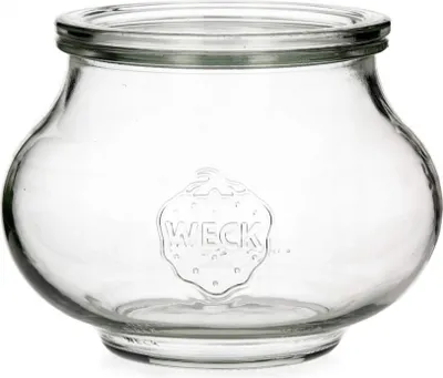 Produktbild von WECK Dekorative Kochgläser Schmuck 220 ml, Durchmesser 60 mm. 12 Stück