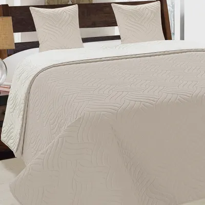 Zdjęcie produktu dla Narzuta na łóżko Vigo II 011 Beige Ecru 180x220+2x40x40