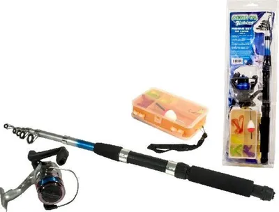Immagine prodotto di Gioco sulla pesca Canna da pesca telescopica giocattolo 2,1 m