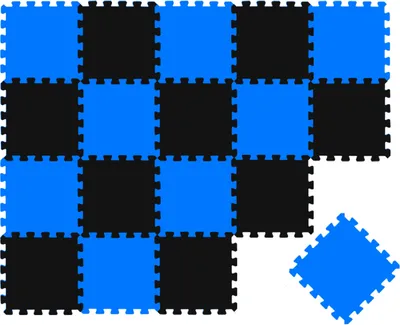 Immagine prodotto di tappeto puzzle da 18 pezzi per bambini da zero - tappetino da gioco 30x30 per gattonare