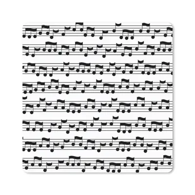 Produktbild von MuchoWow® Mauspad Mousepad Musik - Patterns - Musiknoten 20x20 cm - Mousepads - Maus Mat - Pad - Mausunterlage - Desk Mat - Bureauartikeln