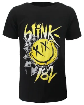 Produktbild von Blink-182 T-Shirt mit großem Smiley - L