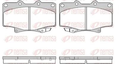 Produktbild von REMSA Bremsbeläge Satz Vorne Bremsklötze für TOYOTA LAND CRUISER 90 (J9) 0429.04
